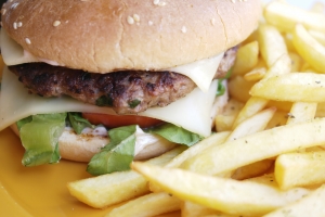 Cheeseburger With Fries 1426232 M