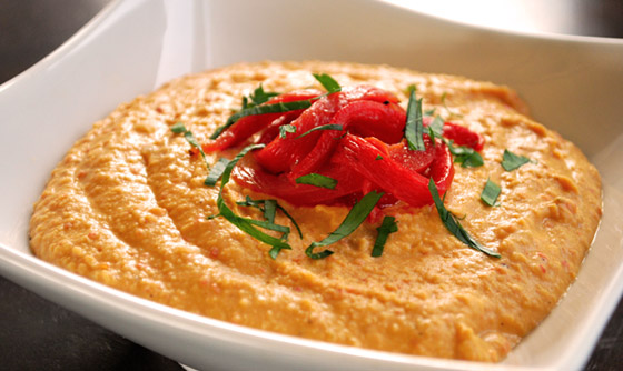 Roasted Red Pepper Hummus